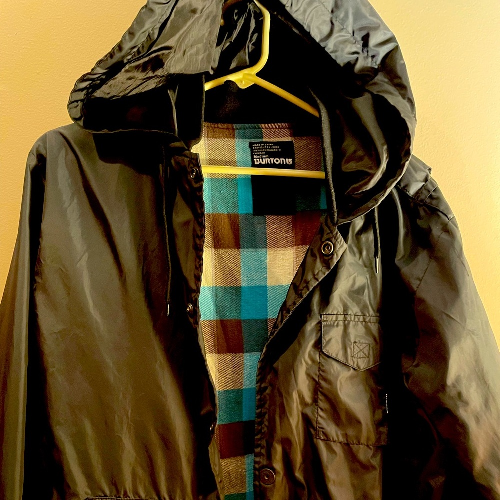 Fleece Lined Burton Windbreaker
